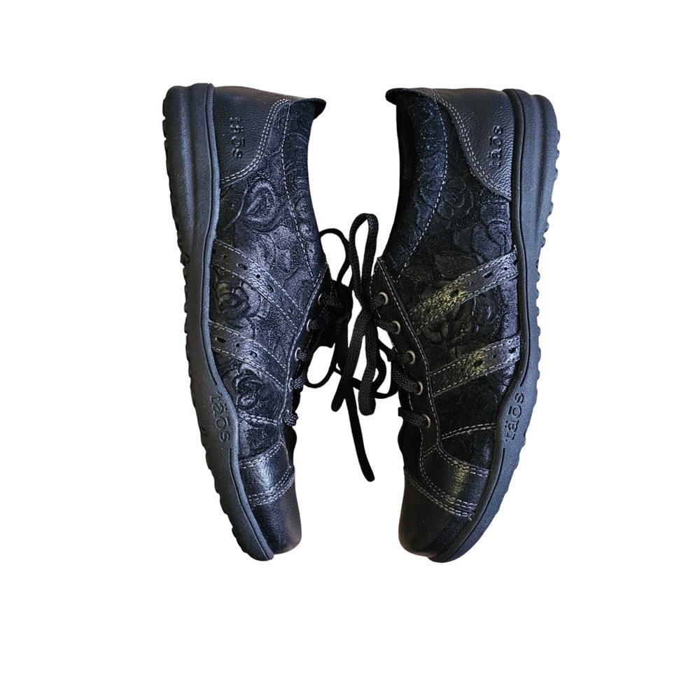 Taos Streamline Oxford Sneakers Women's Size 7.5 EU 38 Black S3287 - Picture 5 of 10